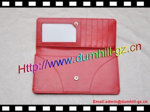 pu borsa a mano in pelle bifold frizione a lungo <span class=keywords><strong>rosso</strong></span> donne <span class=keywords><strong>portafoglio</strong></span> - Product Image 4