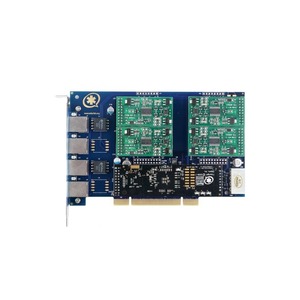 Carte analogique TDM410EC_13 IIT/OEM 3 FXO/1 FXS avec suppression d'écho <span class=keywords><strong>VoIP</strong></span> IP PBX filaire LAN pour FreePBX/<span class=keywords><strong>Elastix</strong></span>/Issabel App - Product Image 4