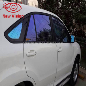 <span class=keywords><strong>Film</strong></span> de pare-brise anti-éblouissement, <span class=keywords><strong>film</strong></span> décoratif pour vitres de voiture, <span class=keywords><strong>film</strong></span> caméléon irisé changeant de couleur, amovible - Product Image 4