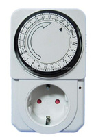 Temporizador programable de 24 horas, interruptor Universal 220V 16A, enchufe europeo, enchufe de la UE, temporizador mecánico de estilo moderno