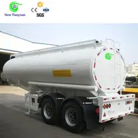 Tanque de Gas móvil para Gas GLP, líquido criogénico de 40 pies, semirremolque