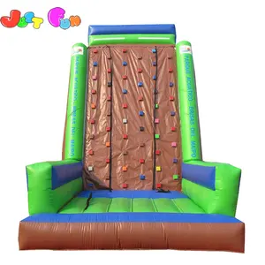 नए डिजाइन inflatable रॉक क्लाइम्बिंग दीवार वयस्कों और बच्चों के लिए आउटडोर inflatable इंटरैक्टिव वयस्कों के खेल