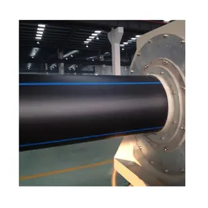 Competitive hdpe pipe price for PE100 SDR26 PN6 DN500mm perforated hdpe pipe