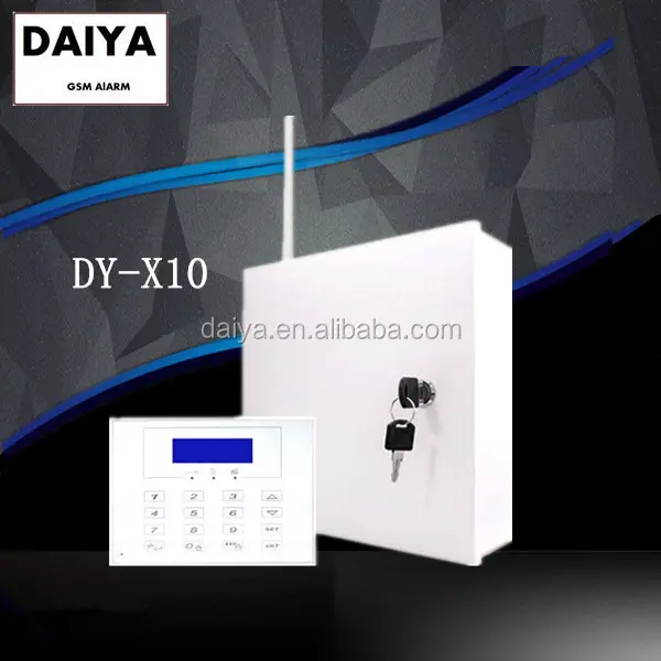 DAIYA نظم الإنذار المنزلية مع GSM + PSTN وحالة معدنية إنذار DY-X10