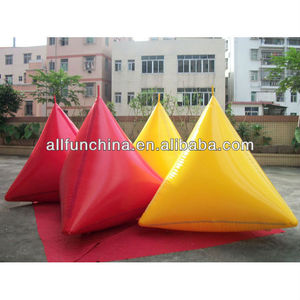 <span class=keywords><strong>nadar</strong></span> boyas inflables, forma triangular flotando para publicidad - Product Image 4