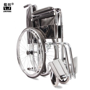 Plegable luz discapacitados Barato Económico silla <span class=keywords><strong>de</strong></span> <span class=keywords><strong>ruedas</strong></span> por discapacidad - Product Image 4
