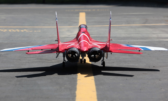 ＲＣラジコン戦闘機M1G-29 MIG-29 64mm TWIN EDF PNP完成機（Arrows)