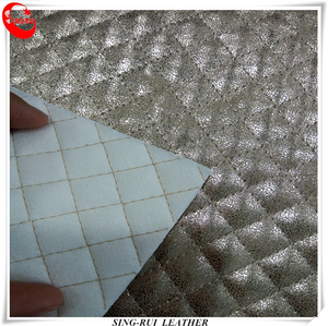 Déjoué Motif Broderie Produits PU Composite En Cuir Faire des Bottes Chaussures - Product Image 4