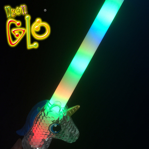 Çocuklar oyuncak Led ışık up <span class=keywords><strong>Unicorn</strong></span> kılıç parti malzemeleri kızdırma - Product Image 4