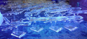 Gran AVIACIÓN CIVIL 3D cristal láser modelo <span class=keywords><strong>de</strong></span> avión - Product Image 4
