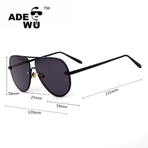 ADE WU STY2122Q Retro sin marco piloto <span class=keywords><strong>gafas</strong></span> de sol mujer Marca Diseño Vintage 90s <span class=keywords><strong>espejo</strong></span> aviación hombres <span class=keywords><strong>gafas</strong></span> de sol UV400 al por mayor - Product Image 6