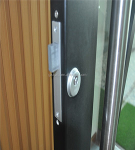 Puerta de Entrada Principal con Diseño Nuevo <span class=keywords><strong>2021</strong></span>, Puerta Automática con Sensor, Puerta de Cristal con Resorte, Puerta de Entrada de Lujo con Bisagras Oscilantes - Product Image 4