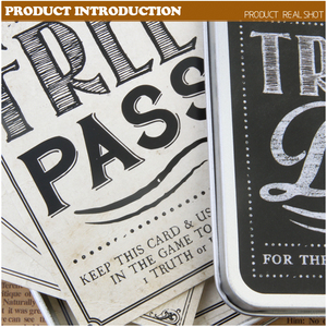 Jeu pour adultes, carte à jouer, en papier, personnalisé, dans mini boîte en fer, - Product Image 4