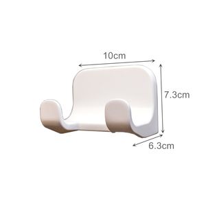 No Mark ABS Pure Plastic Hook Type Eco-Friendly <b>Coat</b> Towel Hanger for Hand Tools - Product Image 2