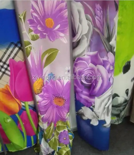 polyester digital sublimation printing in cotton lycra fabric