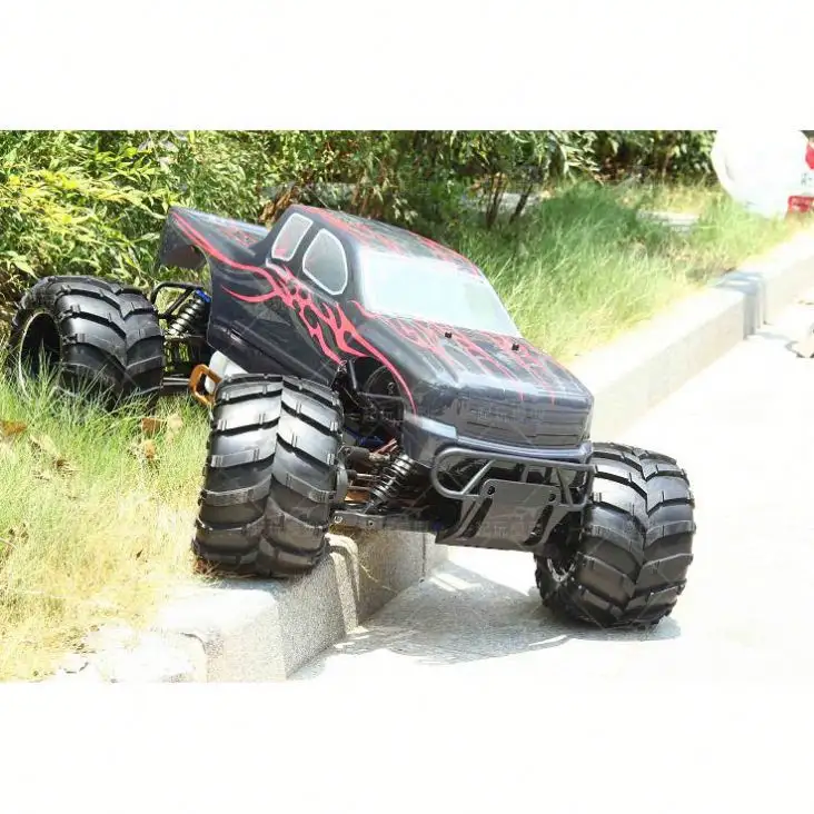 Carro a gasolina off-road de alta velocidade com controle remoto a gás 1/5