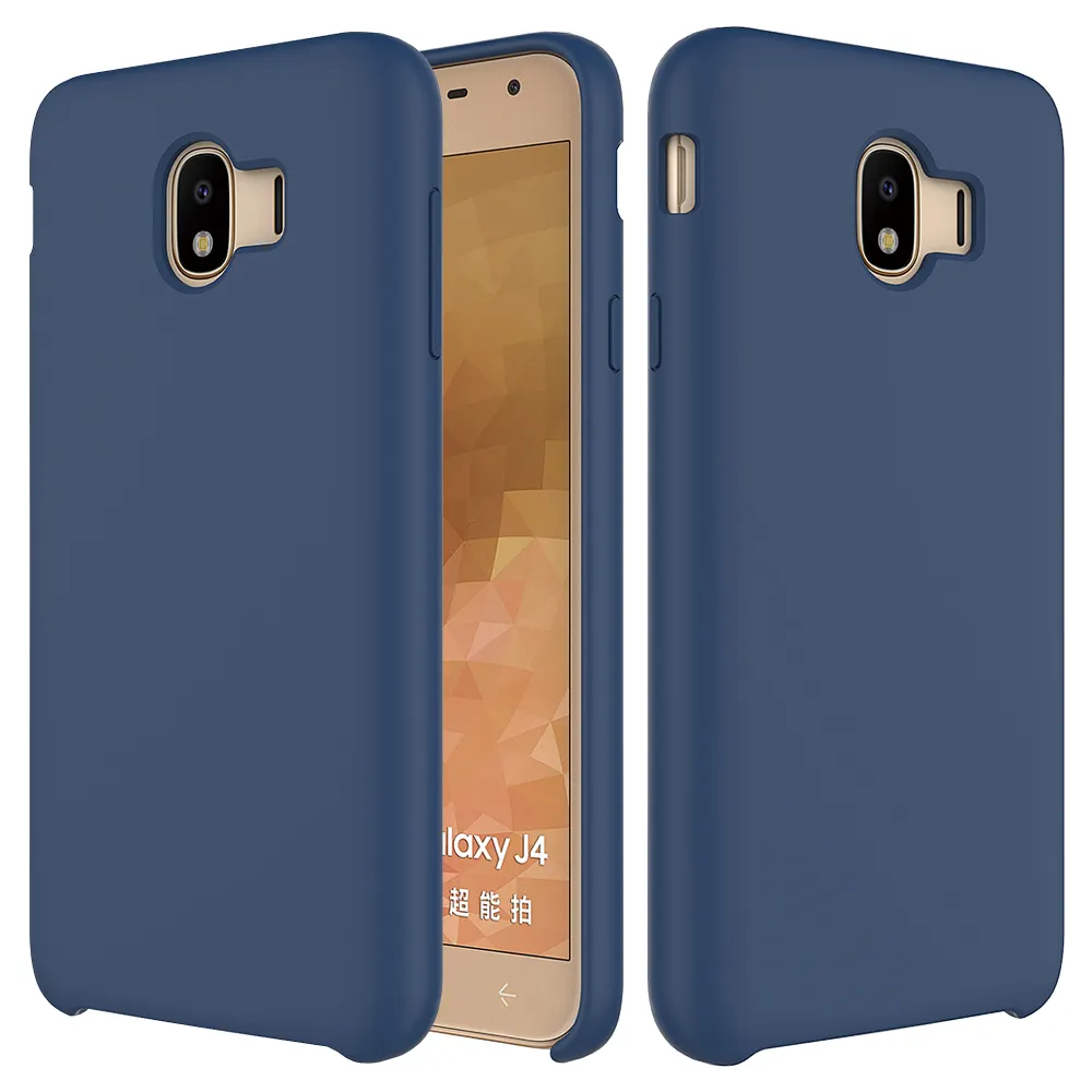 Back Cover Case For Samsung Galaxy J4 2018, Liquid Silicone Case Cover For Samsung Galaxy J4 2018