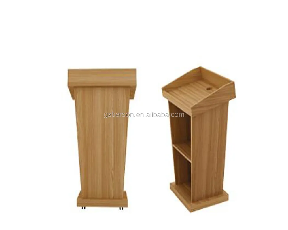 Недорогая Деревянная офисная мебель высшего класса деревянный стол для речи/стол для лекций/Подиум дизайн для продажи