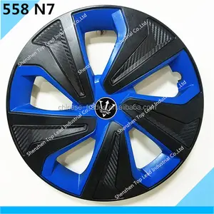 13 "14" Penutup Roda Hubcap Lukisan Warna Plastik Penutup Roda Mobil Universal Mobil Menggunakan Hub Cap Twin Warna Penutup Roda