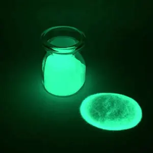 तेजी से अवशोषित प्रकाश स्ट्रोंटियम aluminate चमकदार पाउडर वर्णक/इंजेक्शन मोल्डिंग रात अंधेरे में चमक पाउडर