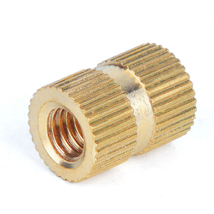 ราคาดีทองเหลืองKnurledใส่NutฉีดNut - Product Image 1