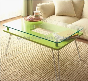 Mesa auxiliar plegable de madera para sala de estar japonesa - Product Image 2