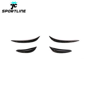 C63 <span class=keywords><strong>Voiture</strong></span> Pare-chocs Forgé Carbone Ailerons Avant pour <span class=keywords><strong>Mercedes</strong></span> Benz W205 C63 AMG 15-18 - Product Image 1