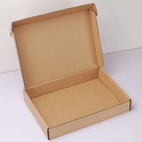 Boîtes aux lettres ondulées Kraft & White Removal de haute qualité avec revêtement UV de stratification mate de papier d'art recyclable