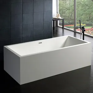 Европа; Новейший дизайн; Камень смола ванны, стандартный Ванна Размеры 1900 мм, прямоугольная Ванна BS-8614