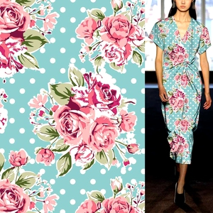 Nhà Máy Trực Tiếp Tùy Chỉnh In Kỹ Thuật Số Vải In Trên Vải Mùa Hè - Product Image 1