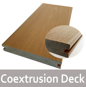 <span class=keywords><strong>Lame</strong></span> de terrasse coiffée <span class=keywords><strong>composite</strong></span> panneau solide anti-uv wpc bois plastique <span class=keywords><strong>composite</strong></span> co extrusion carreaux de terrasse extérieurs - Product Image 2