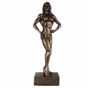 Bikini model bodybuilding trofee