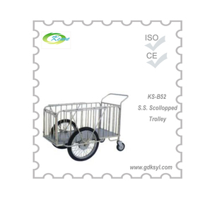 Único diseñado <span class=keywords><strong>de</strong></span> limpieza del Hospital transferencia carrito con ruedas grandes, útil para la ropa transferencia - Product Image 1