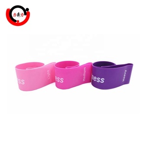 Mới Nhất Tùy Chỉnh In Đào Tạo Hồng Tập Thể Dục Ban Nhạc Kháng Vòng Lặp Tự Nhiên Latex 3 Cái Một Bộ Ngắn Tập Thể Dục Chiến Lợi Phẩm Ban Nhạc - Product Image 3