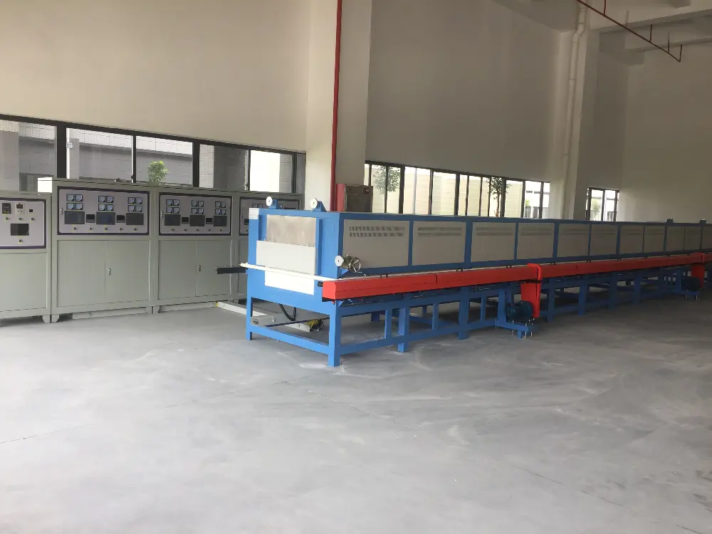 Electric roller kiln for ceramics production line