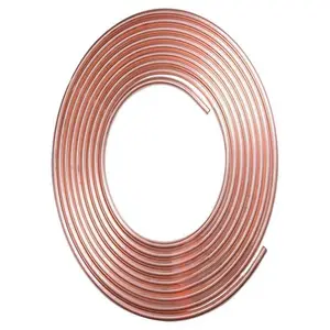 Tubo de cobre para aire acondicionado, accesorio para aires acondicionados, SF-CU, ASTM C11000, precio por kg