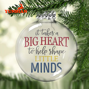 แขวนรอบคริสต์มาสล้างกระจกแบนเครื่องประดับสำหรับตกแต่งต้นคริสต์มาส - Product Image 3