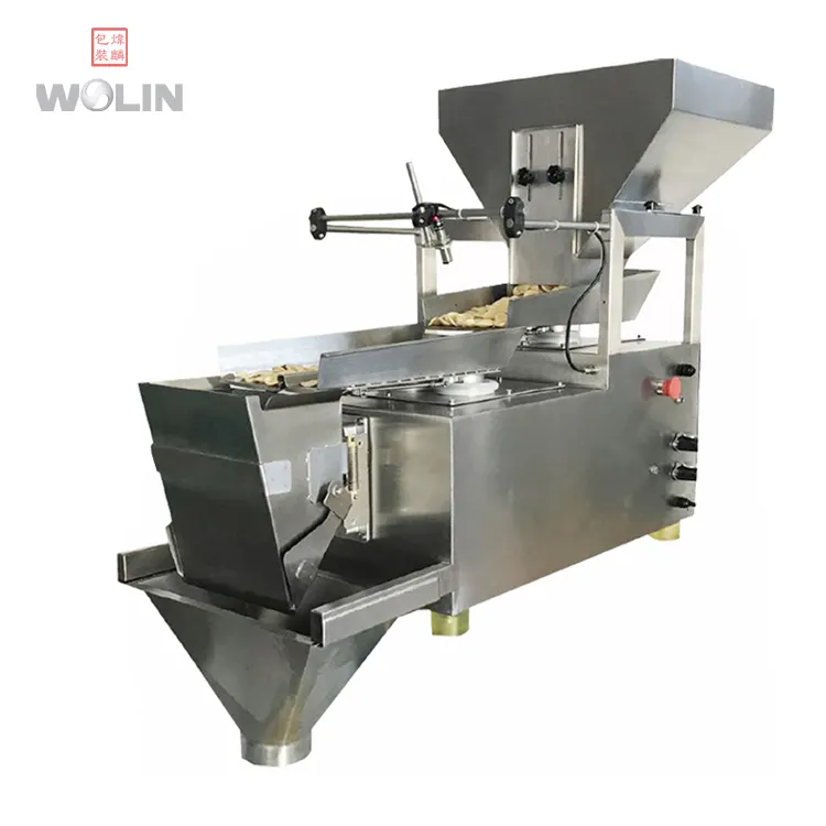 Weighlin Triplex one 1 single Head linear weigher pack machine for dried fruit nuts olive weighing machine