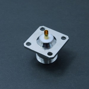 Connecteur Coaxial RF à bride <span class=keywords><strong>Jack</strong></span> <span class=keywords><strong>femelle</strong></span> 25.4mm hq 4 trous, support avec récepteur/terminateur - Product Image 6