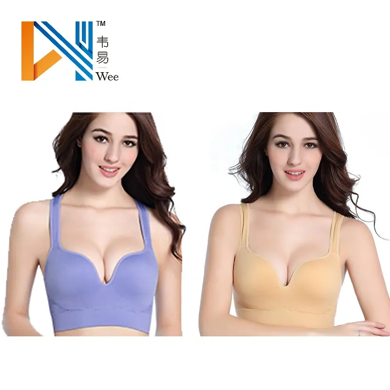 comfortable 3d sport underwear women new model bra without underwire