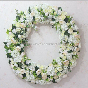 Panneau floral blanc en forme de cœur, <span class=keywords><strong>pour</strong></span> la <span class=keywords><strong>décoration</strong></span> de <span class=keywords><strong>voiture</strong></span> de <span class=keywords><strong>mariage</strong></span>, vente en gros lf227 - Product Image 3
