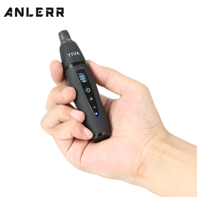Anlerr custom portable tiva dry herb vape pen ceramic bowl vaporizers kit custom logo vaporizer pen