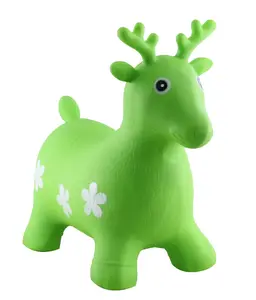 थोक Inflatable कूदते घोड़ा पीवीसी उछल पशु खिलौने बच्चों के लिए - Product Image 1