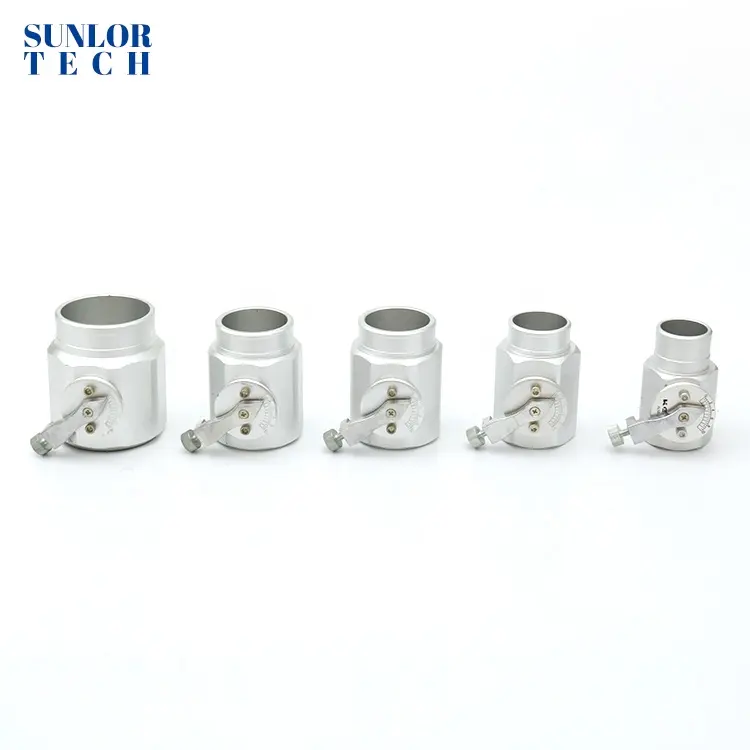 Manual valve aluminum screw valves for air pipes to control the flow of air for cumbustion gas system