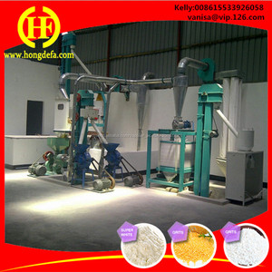 L'ouganda petite échelle maïs fraisage ligne farine de maïs faisant la machine pour faire ugali posho - Product Image 1