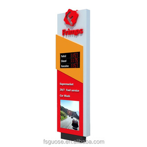 Kết Cấu Thép Cho Trạm Xăng Mái Che Trạm Xăng Xây Dựng Ống Kim Loại Ánh Sáng Kết Cấu Lợp 15-21 Ngày Nhôm LED - Product Image 5