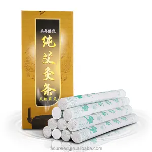 10 pieces High-quality 3years Moxa sticks for Moxibustion Acupuncture moxa Roll Moxibustion Relieve Pain Burner Wormwood