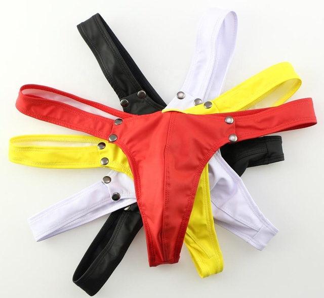 Custom Unique Low-Rise Men's Brief Thong Sexy Enhancing Pouch Underwear