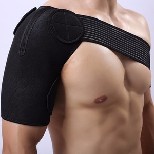 100% Neopren Wasserdichte <span class=keywords><strong>Sibote</strong></span> Doppel-Einzelschulterstütze für Schulterbandage/Schulterorthese - Product Image 1