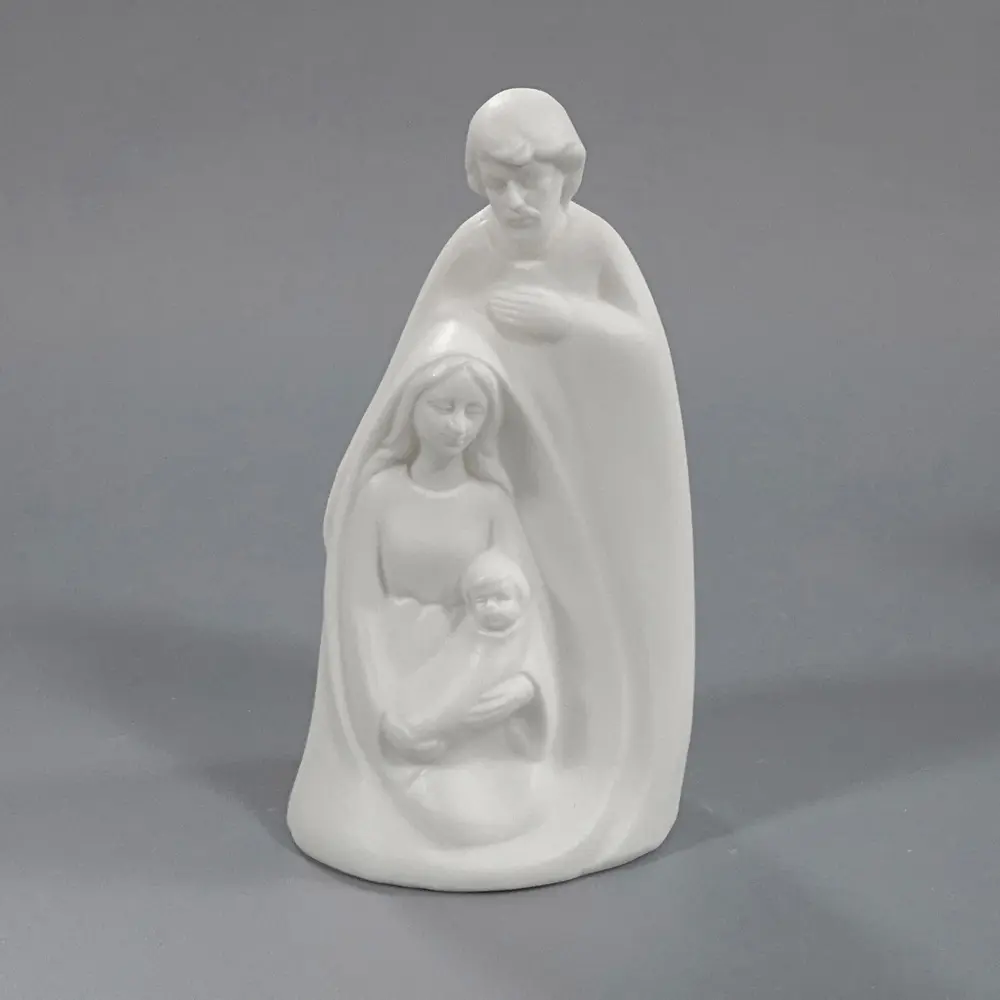 Ensemble de figurines éducatives pour la famille, table en porcelaine blanche, avec lumière Led, Transparent, pour souhaits